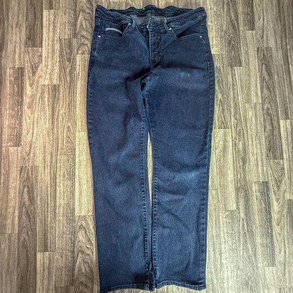 Levi’s 541 Athletic Fit Jeans W34 L32 Stretch Dark Wash Denim Made in Pakistan - Picture 1 of 8